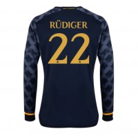 Koszulka piłkarska Real Madrid Antonio Rudiger #22 Strój wyjazdowy 2023-24 tanio Długi Rękaw
